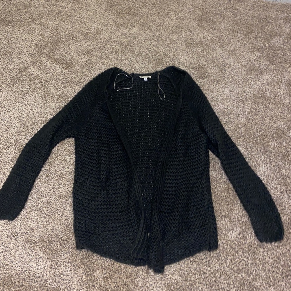 Dark gray cardigan